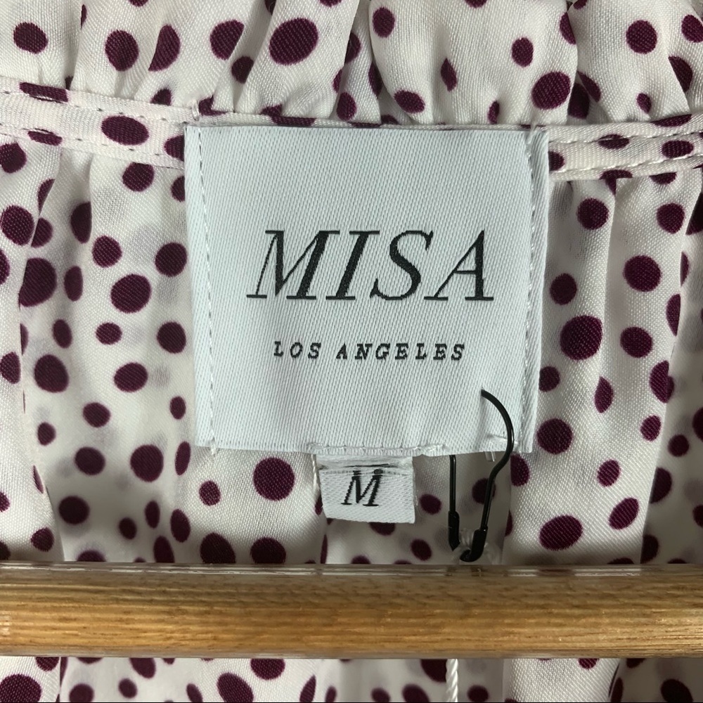 Misa Los Angeles Nehda Dotted Mini Dress - Picture 8 of 11